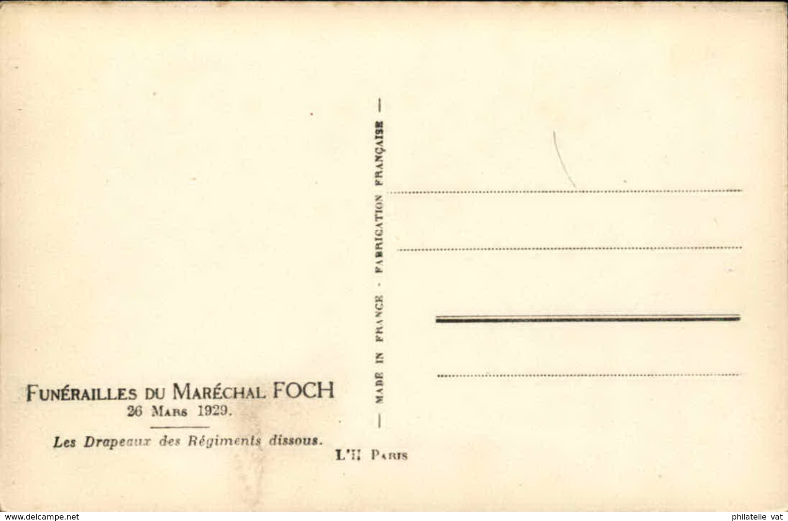 FRANCE - Carte Photo Des Funérailles Du Maréchal FOCH - 26 Mars 1929 - P20965 - Personnages