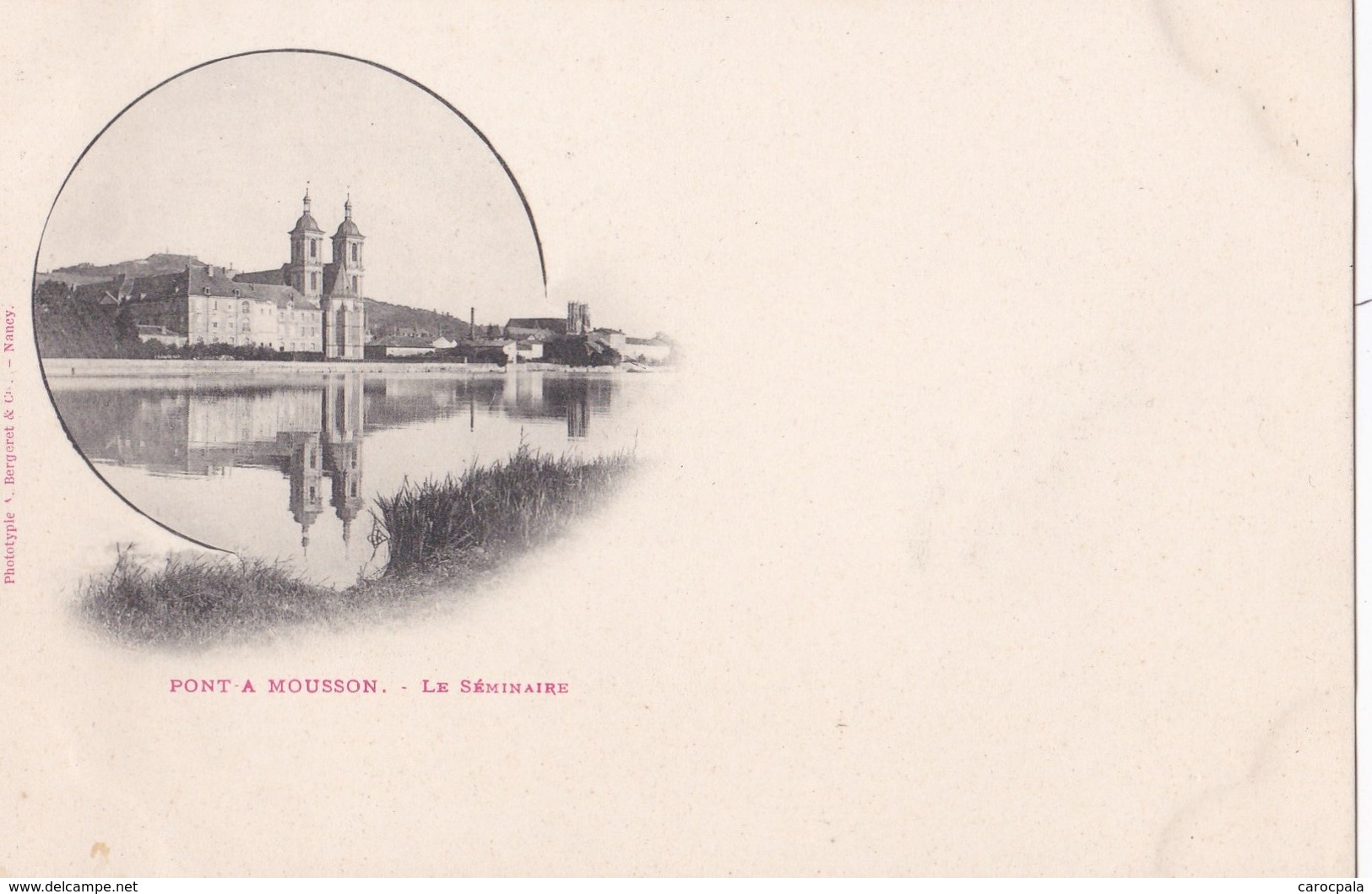 Carte Précurseur 1900 PONT A MOUSSON / LE SEMINAIRE - Pont A Mousson