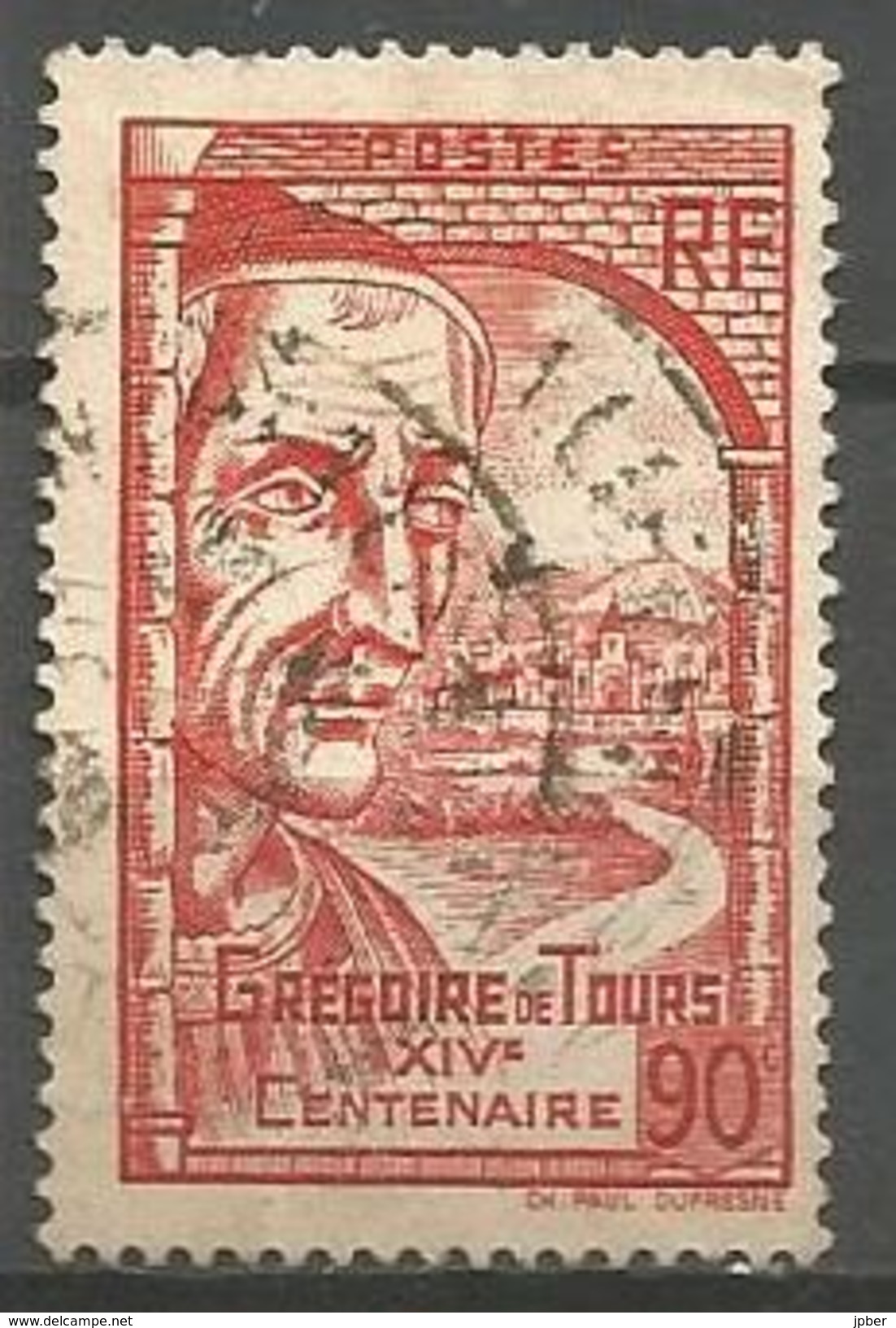 France - F1/338 - N°442 Obl. - Grégoire De Tours - Used Stamps