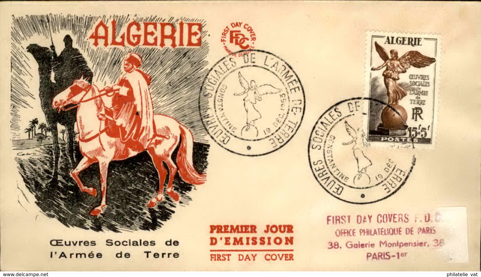 ALGERIE - Période Française - Détaillons Collection De FDC Des Années 50 - 60 - P21006 - FDC