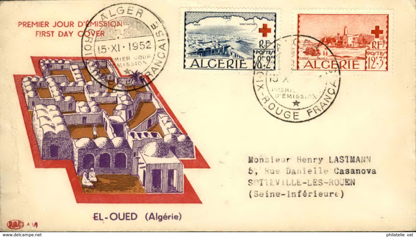 ALGERIE - Période Française - Détaillons Collection De FDC Des Années 50 - 60 - P21023 - FDC