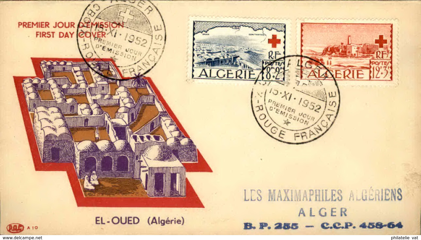 ALGERIE - Période Française - Détaillons Collection De FDC Des Années 50 - 60 - P21024 - FDC