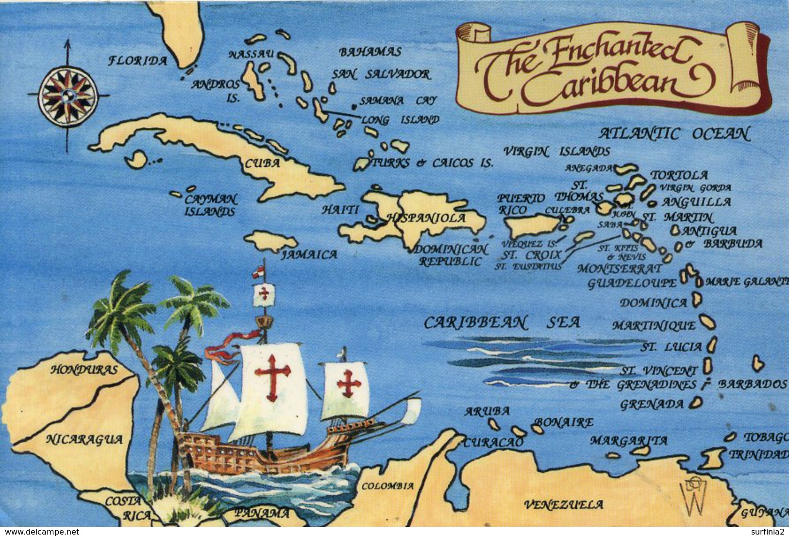 MAPS - THE ENCHANTED CARIBBEAN - Maps