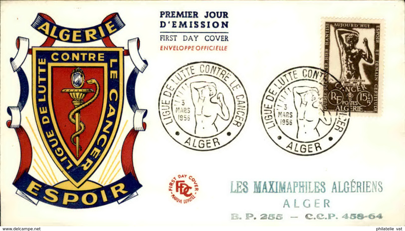 ALGERIE - Période Française - Détaillons Collection De FDC Des Années 50 - 60 - P21026 - FDC