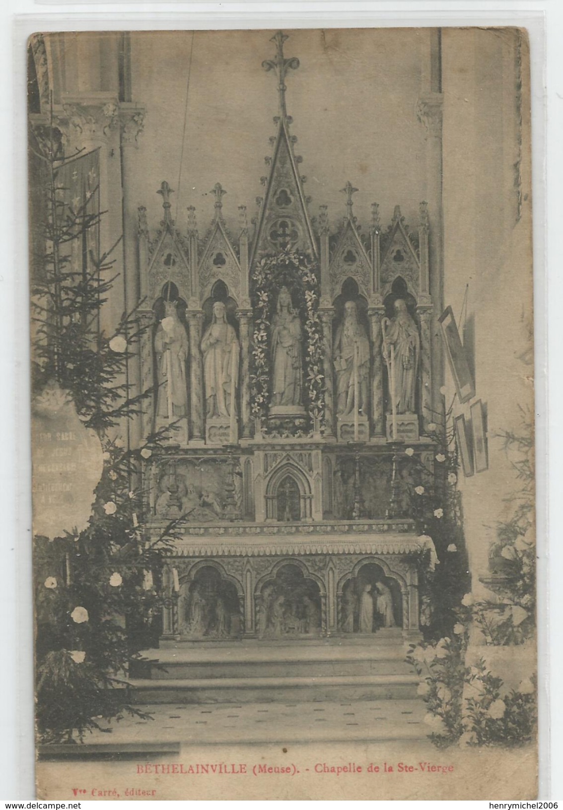 Meuse - 55 - Bethelainville Chapelle De La Sainte Vierge 1914 - Andere & Zonder Classificatie