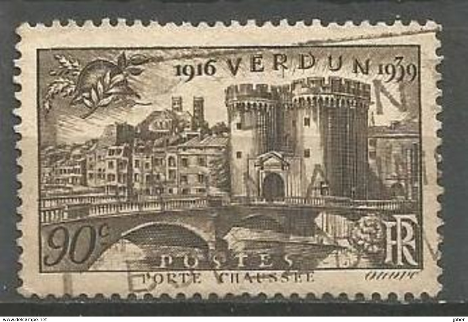 France - F1/345 - N°445 Obl. Verdun Porte Chaussée - Used Stamps