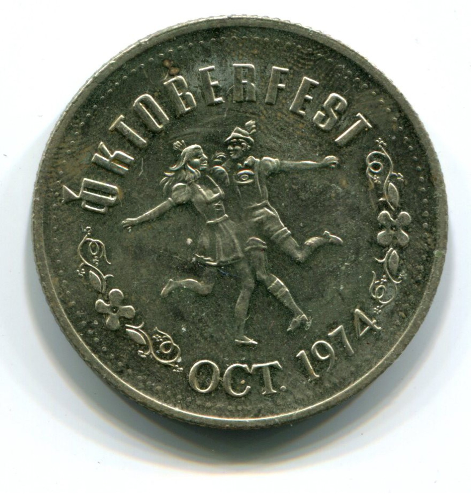 1974 KItchener-Waterloo Canada Oktoberfest $1 Token - Monetary /of Necessity