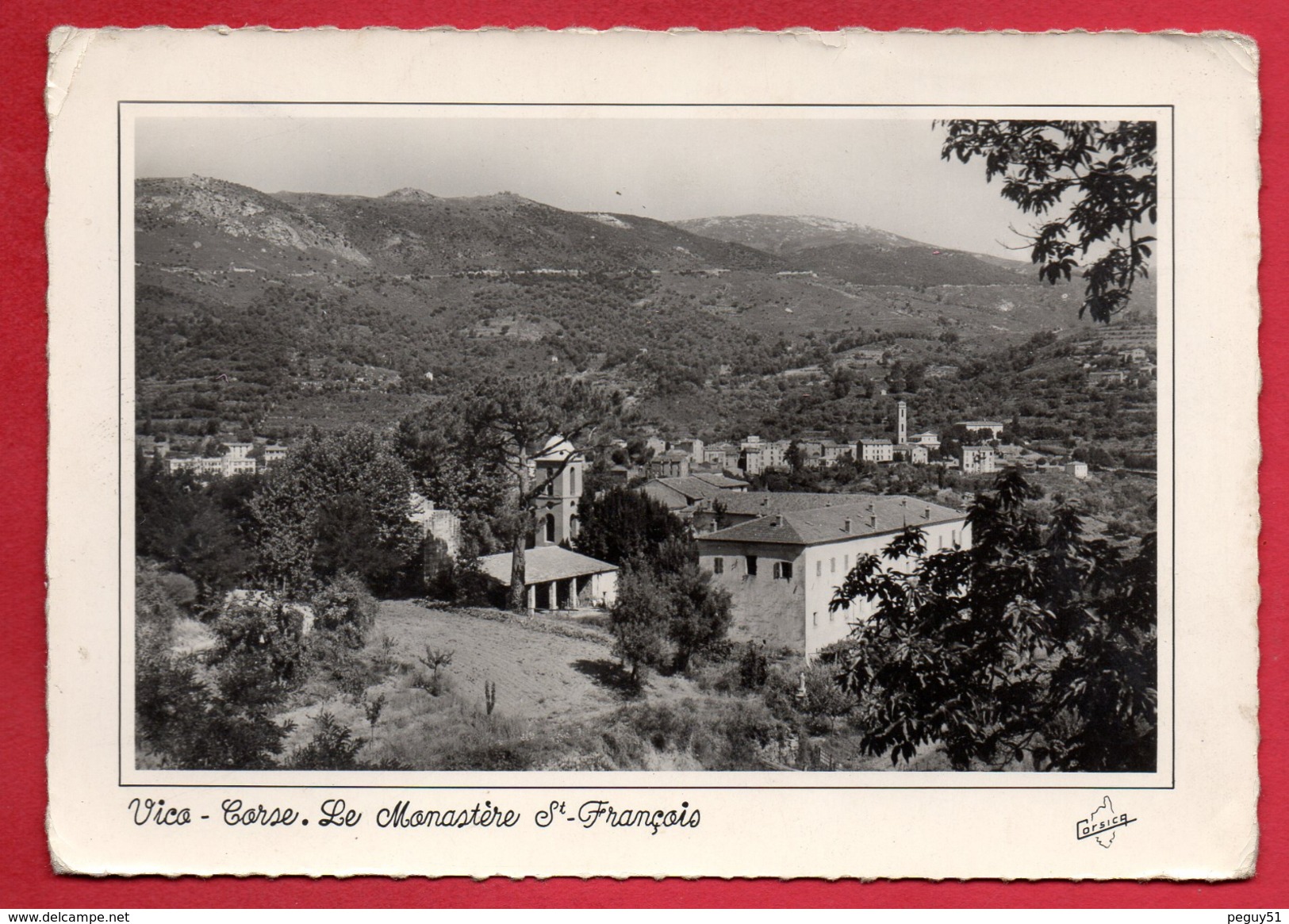 20. Corse, île De Beauté. Vico , Nesa. Le Monastère Saint François. 1955 - Sonstige & Ohne Zuordnung
