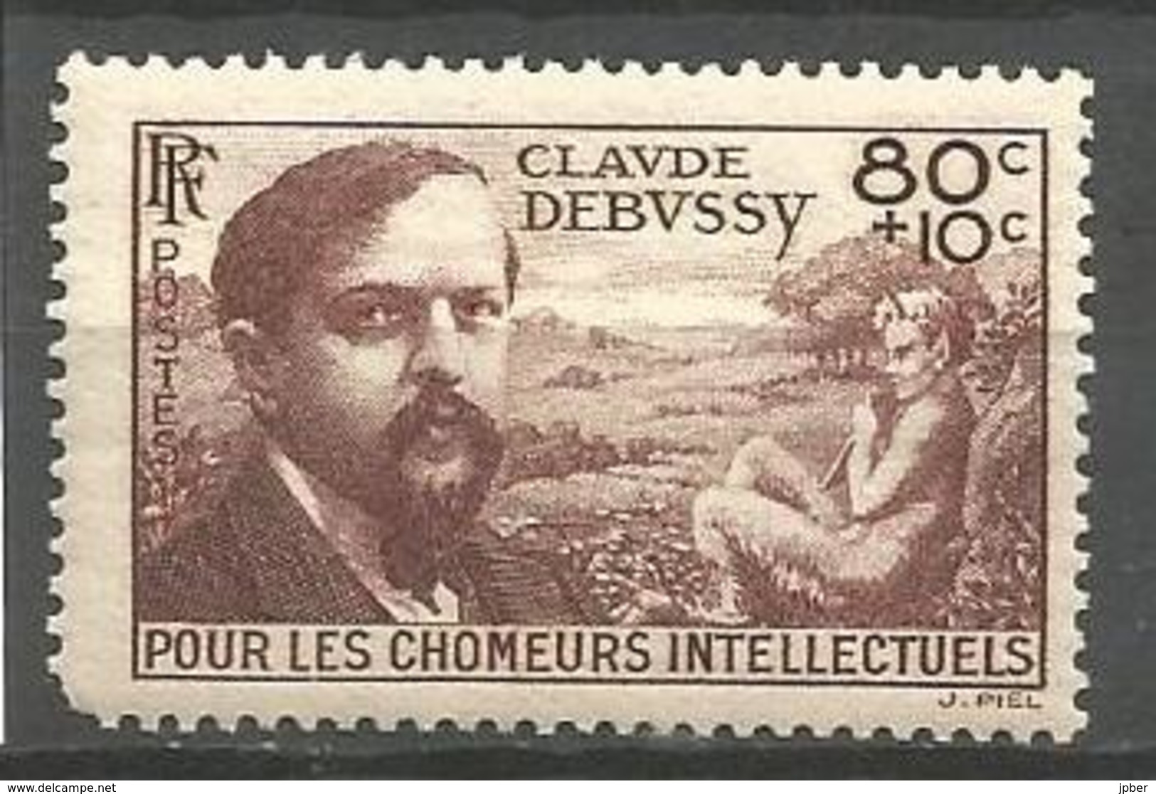 France - F1/351 - N°462 * - Claude Debussy - Ungebraucht