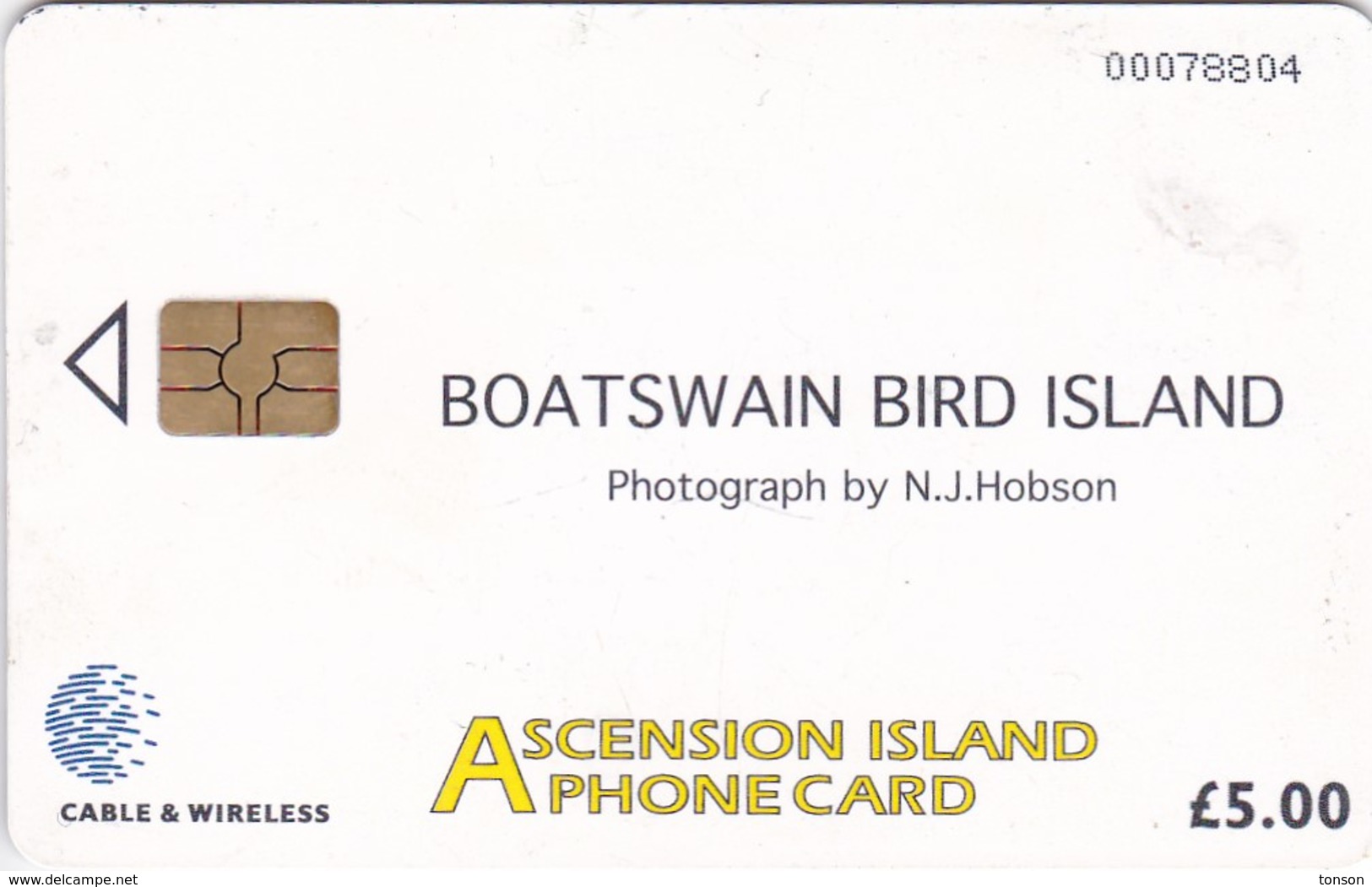 Ascension, ASC-C-?,  Boatswain Bird Island, 2 Scans. - Ascension