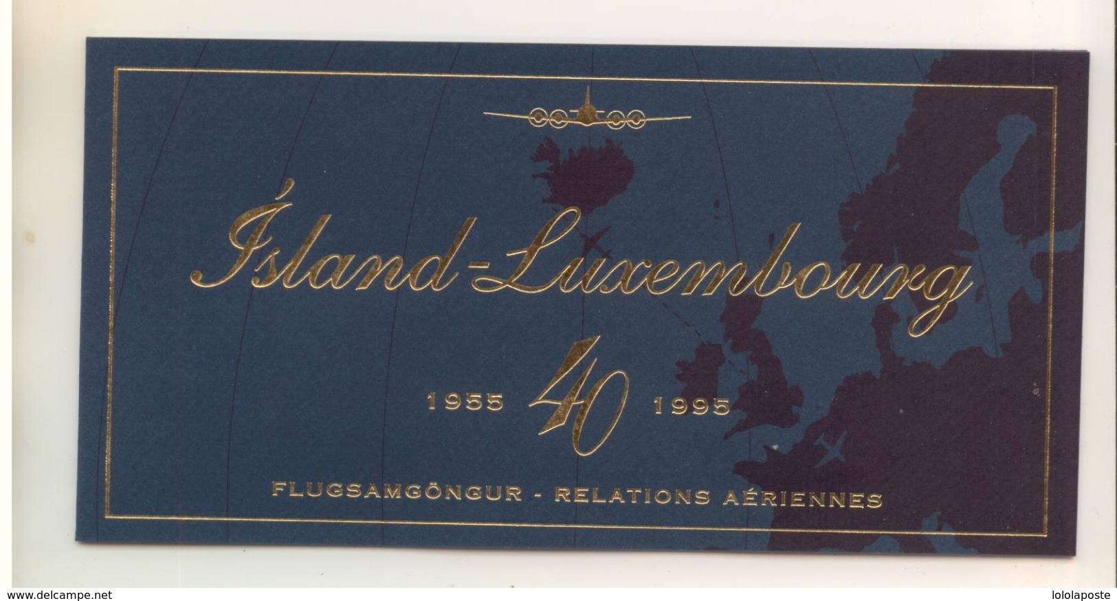 ISLANDE - 1995 - Emmission Commune Avec Le LUXEMBOURG - 4 Blocs De 4 Dont 2 Neufs Et 2 Oblitérés - Verzamelingen & Reeksen