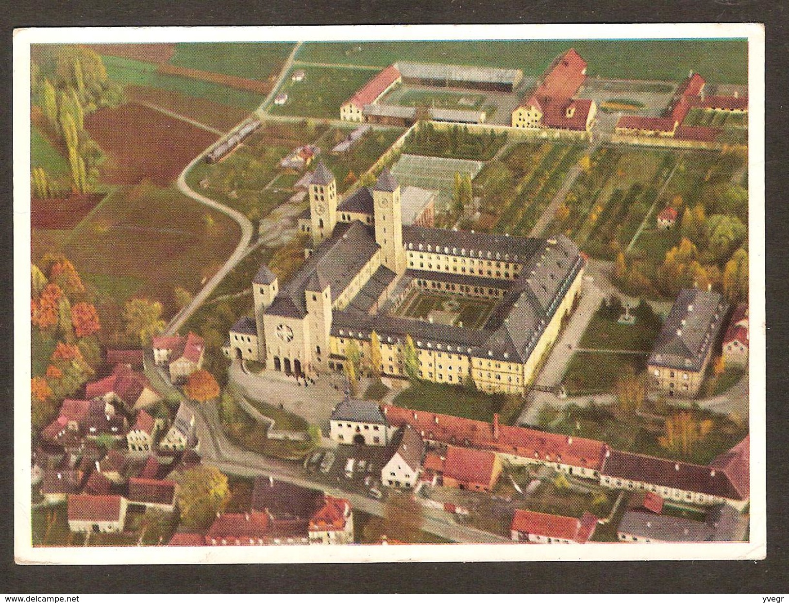 -  Benediktiner- Abtei Münsterschwarzach ( Vier Türme Verlag N° VTV 517 ) Vue Aérienne - Landsberg