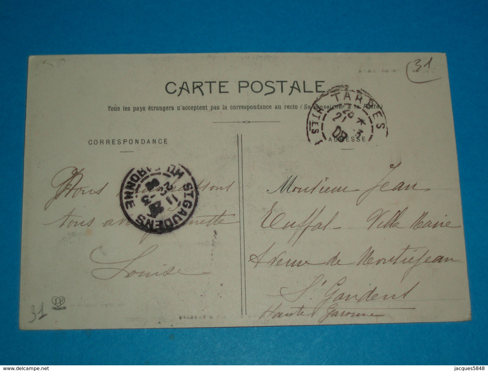 31 ) Type Méridionaux N° 10 : La Marchande De Lait D'anesses :  Année 1908 - EDIT : Labouche - Other & Unclassified