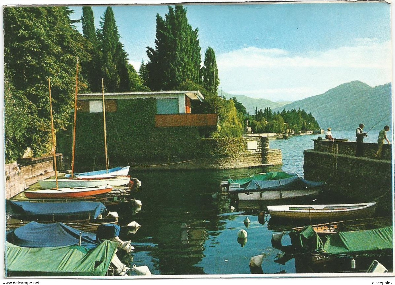 T1916 Lierna (Lecco) - Lago Di Como - Panorma Del Porticciolo - Barche Boats Bateaux / Non Viaggiata - Altri & Non Classificati