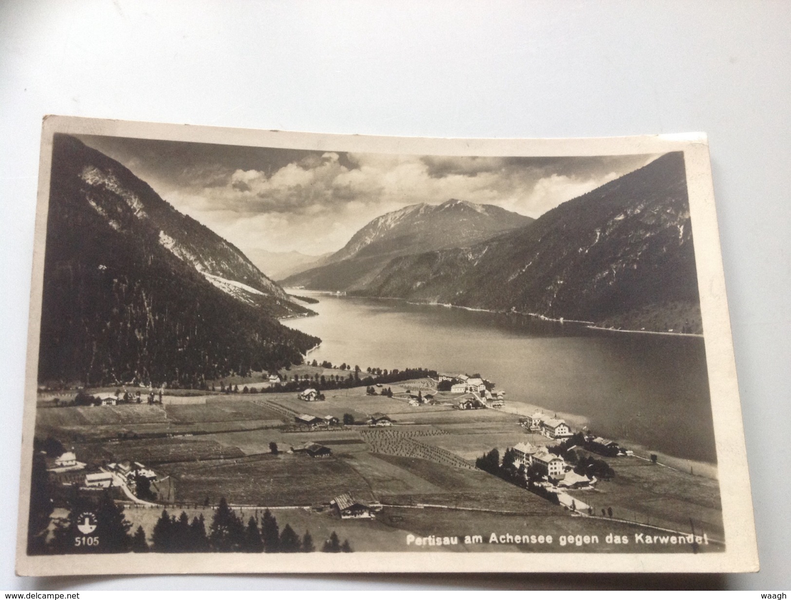 5105 - PERTISAU Am Achensee Gegen Das Karwendel - 1928 Timbrée - Pertisau