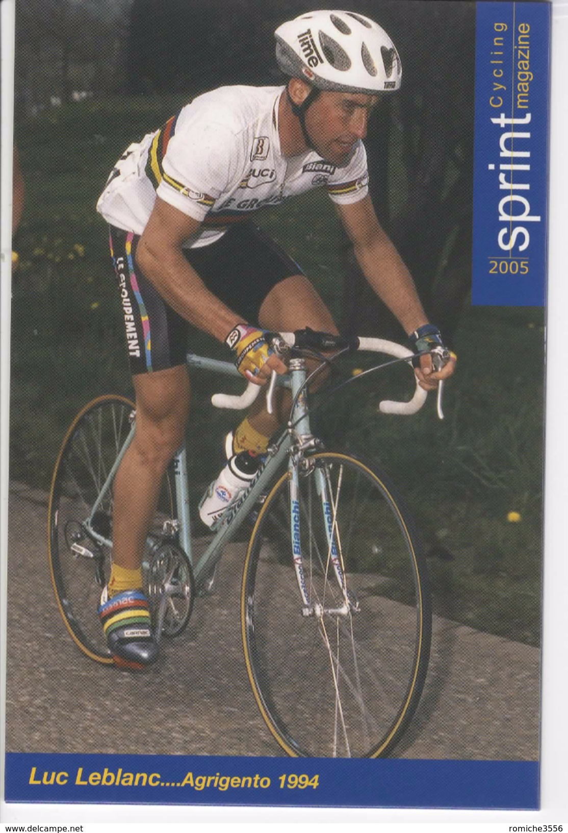 LUC LEBLANC  CHAMPION DU MONDE   SERIE SPRINT 2005  N° 58 - Cyclisme