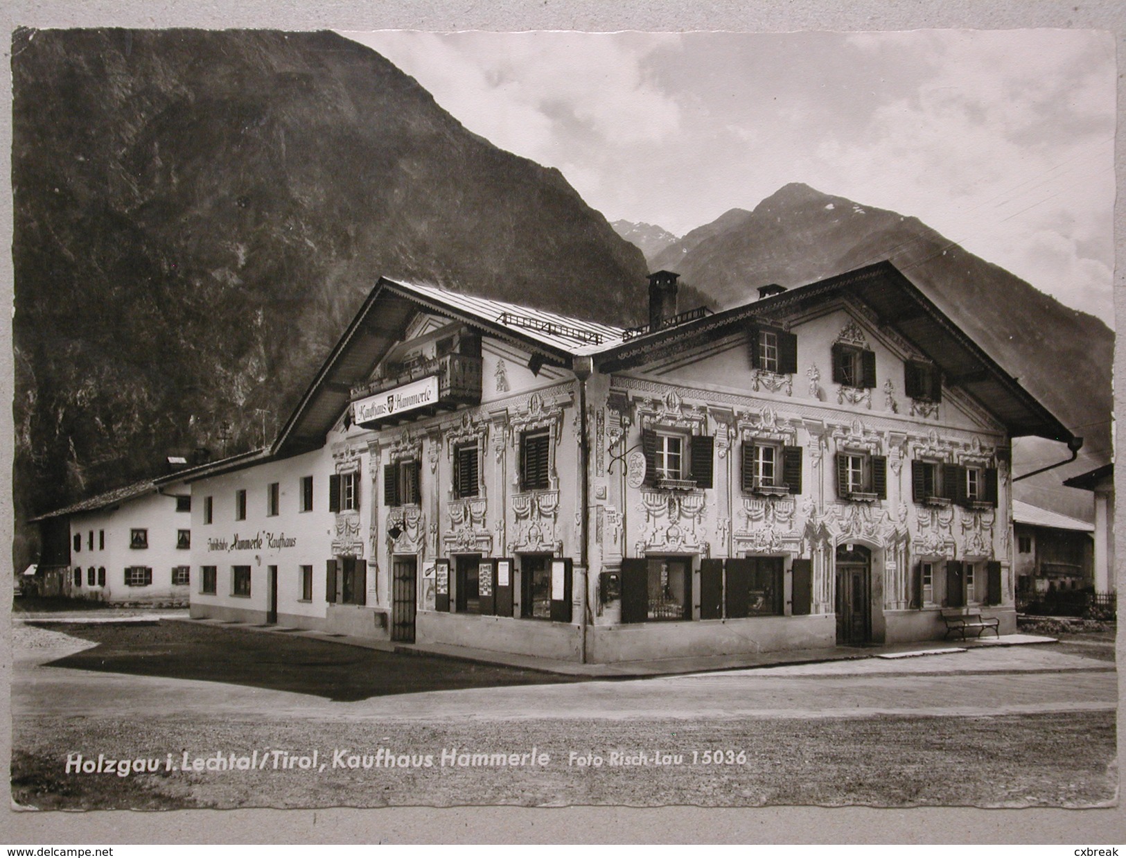 Holzgau I. Lechtal Tirol, Kaufhaus Hammerle - Reutte