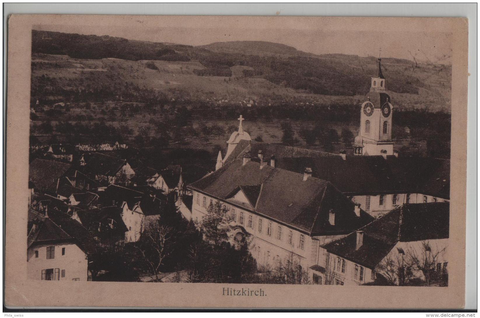 Hitzkirch Mit Kirche - Photo: Globetrotter No. 705 - Hitzkirch