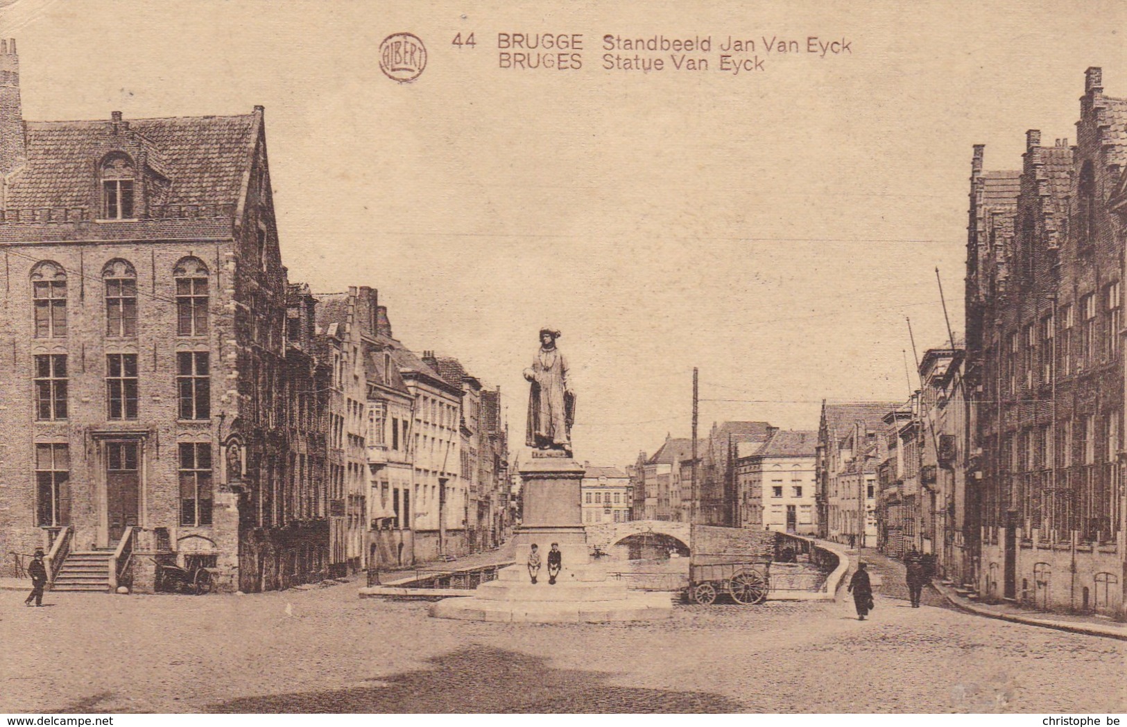 Brugge, Bruges, Standbeeld Jan Van Eyck (pk31918) - Brugge