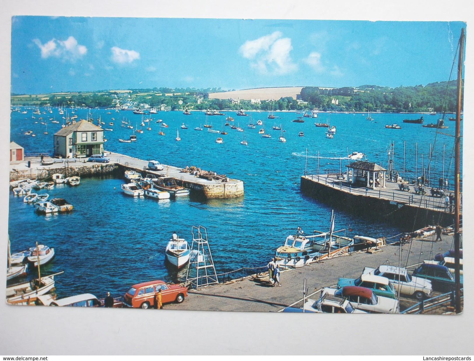 Postcard Custom House Quay & Harbour Falmouth Cornwall PU 1969 My Ref B1562 - Falmouth