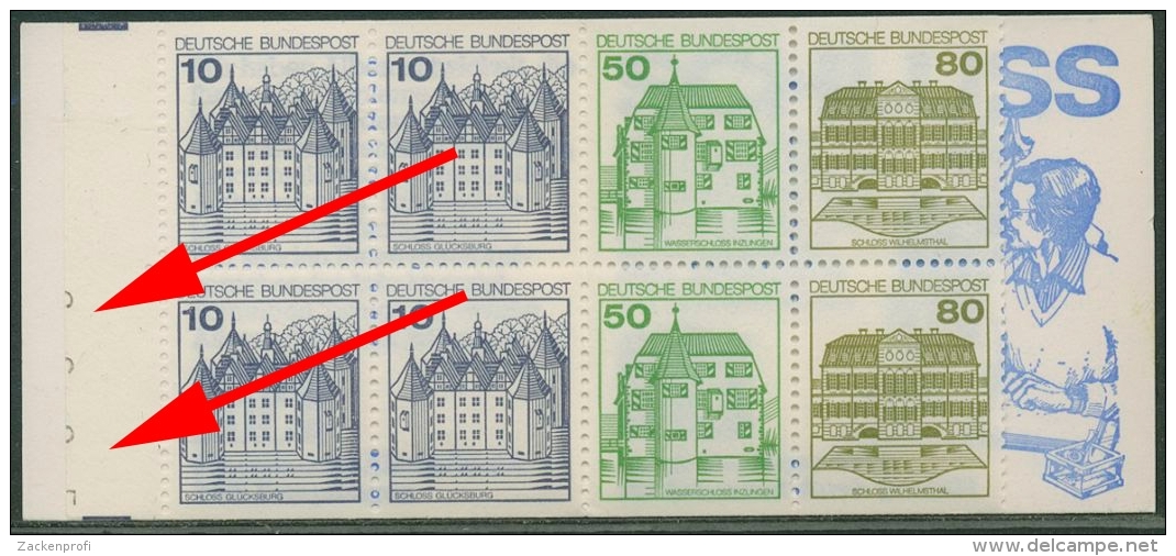 Bund 1982 B. U. S. Markenheftchen Mit Randziffer MH 24 B Postfrisch (R13506) - Sonstige & Ohne Zuordnung