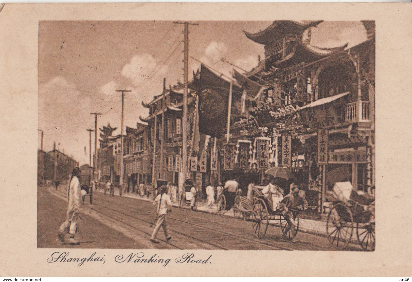 SHANGHAI,NANKING ROAD-TOYO MURAKAMI-ORIGINALE 2100% - Chine