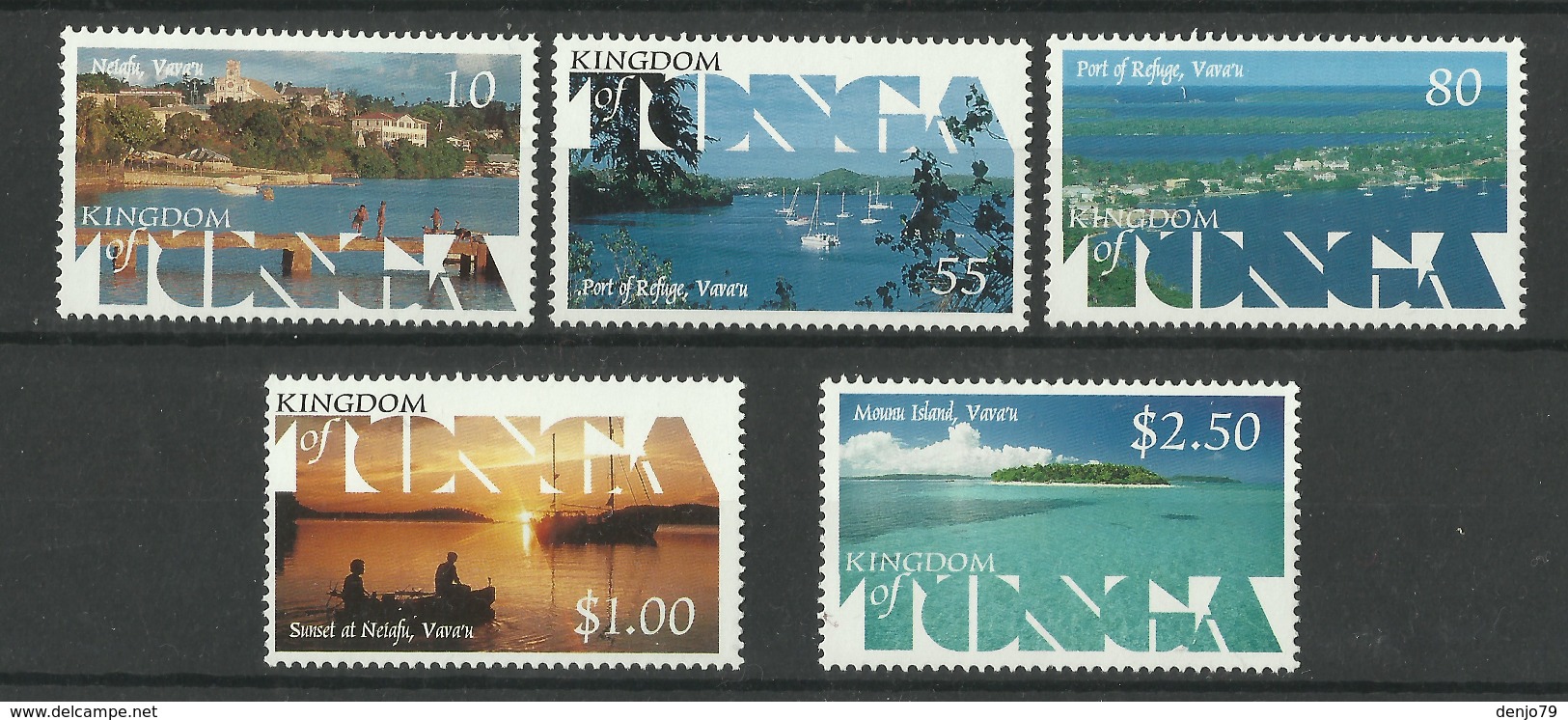 TONGA  1999  SCENES,LANDSCAPES OF VAVA'U  SET  MNH - Tonga (1970-...)