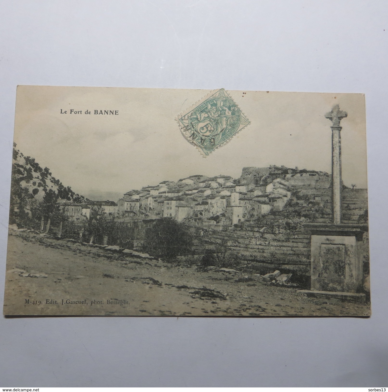 07 -  BANNE  -  Le VILLAGE En 1906 - Otros & Sin Clasificación