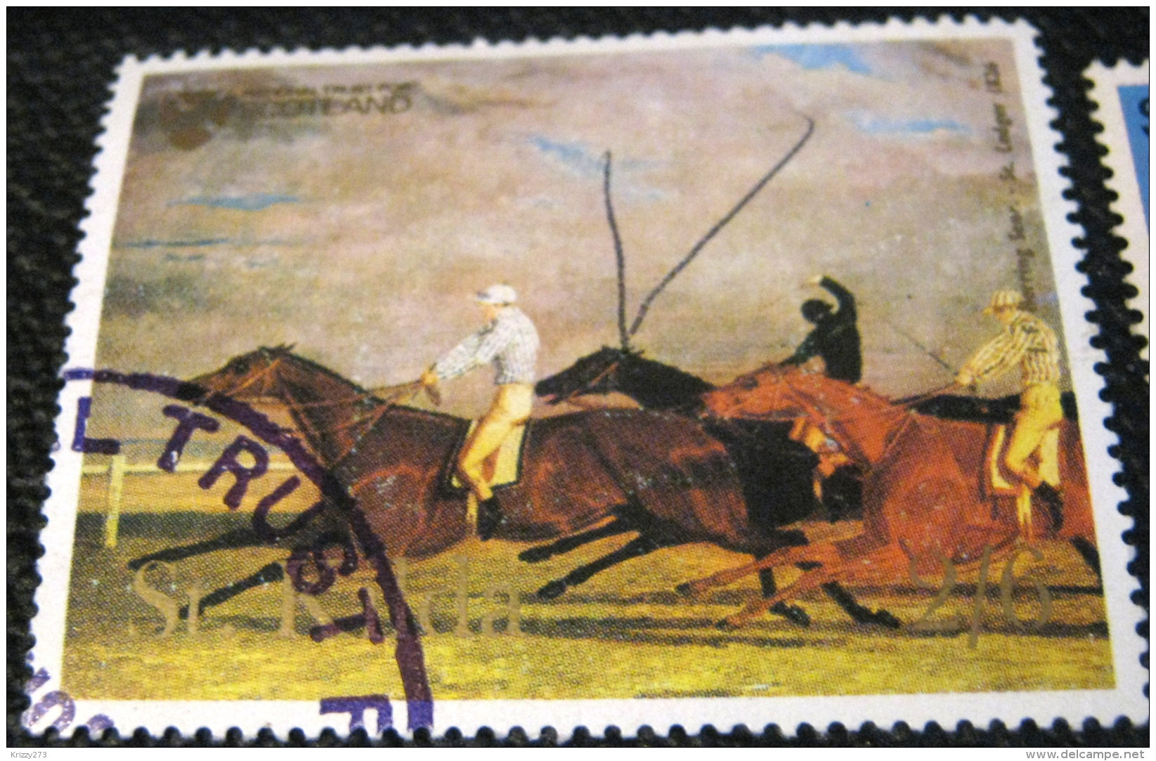 St Kilda Local Issue Horse Racing 2s6d - Used - Cinderellas