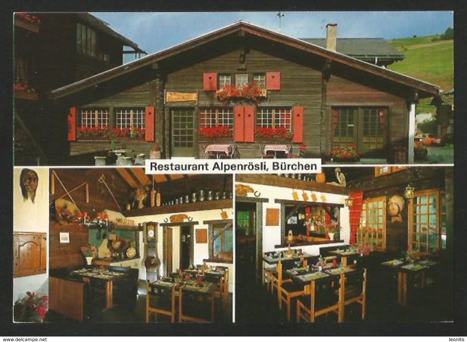 BÜRCHEN VS Westlich Raron Restaurant ALPENRÖSLI - Bürchen