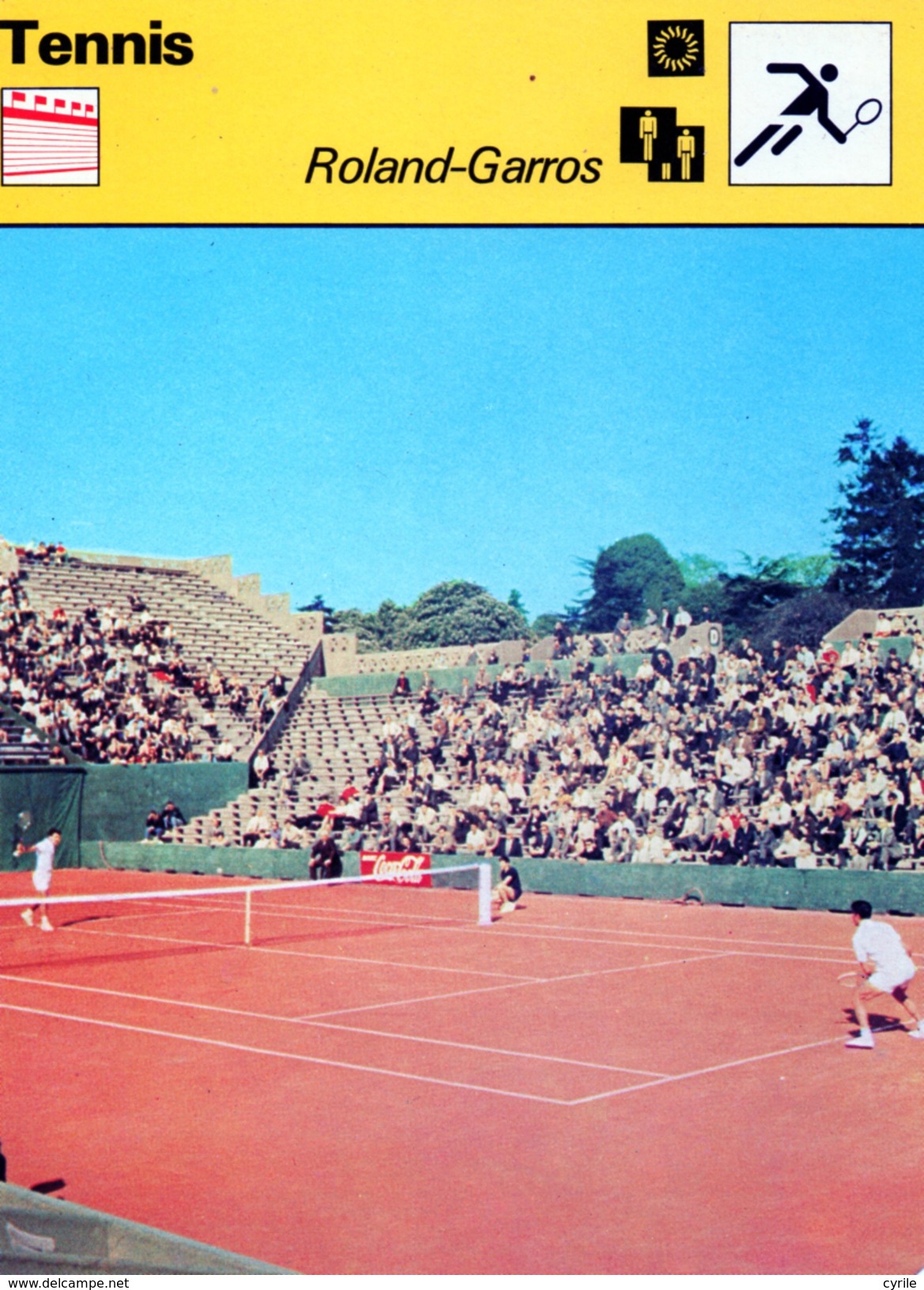 Tennis  ***  Roland-Garros - Autres & Non Classés