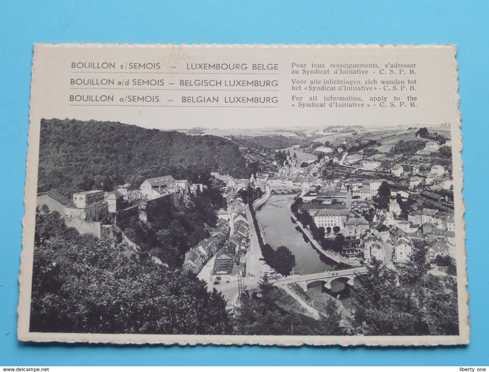 Bouillon S/ Semois La Ramonette ( C.S.P.B.) Anno 19?? ( Zie Foto Voor Details ) !! - Bouillon