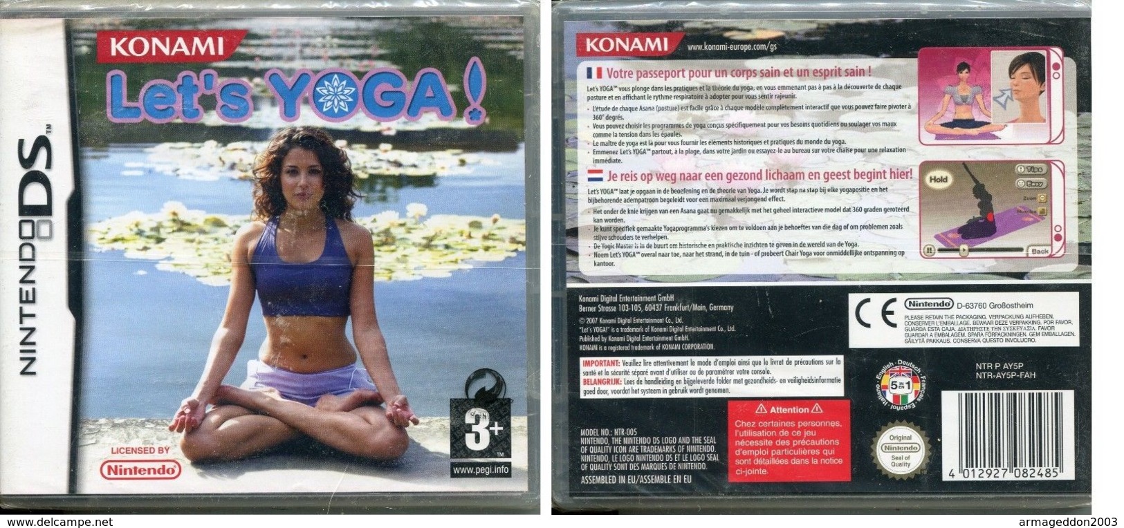 JEU NINTENDO DS LET'S YOGA FRANCE NEUF SOUS BLISTER - Nintendo DS