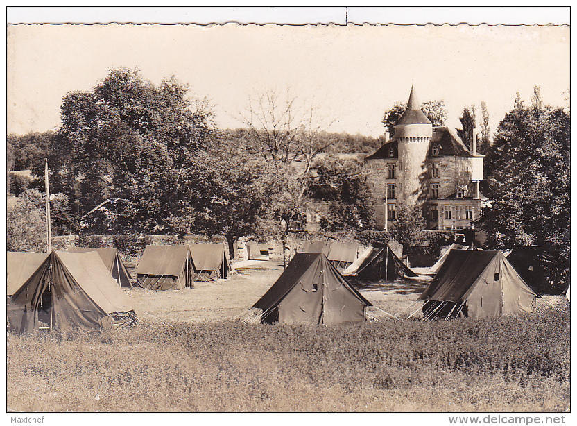 Colonie C.C.O.S. De Pelvezy (tampon E.D.F. - C.C.O.S. - G.D.F. - Camp De Toiles à Côté Château) - Saint Geniès - 1961 - Otros & Sin Clasificación