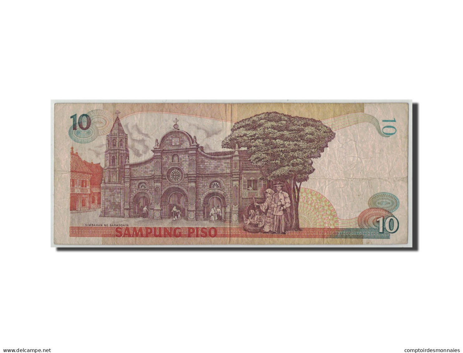 Billet, Philippines, 10 Piso, Undated (1995-97), KM:181a, B - Philippines