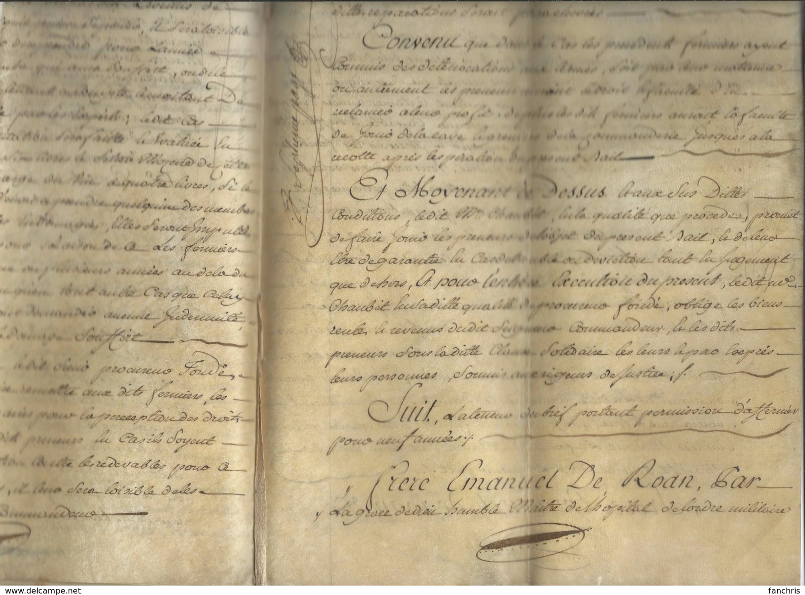 1784-Généralité De Toulouse-Castelnaudary-Vélin-12 Pages Concernant Les Finances Du Grand Prieuré - Manuscrits