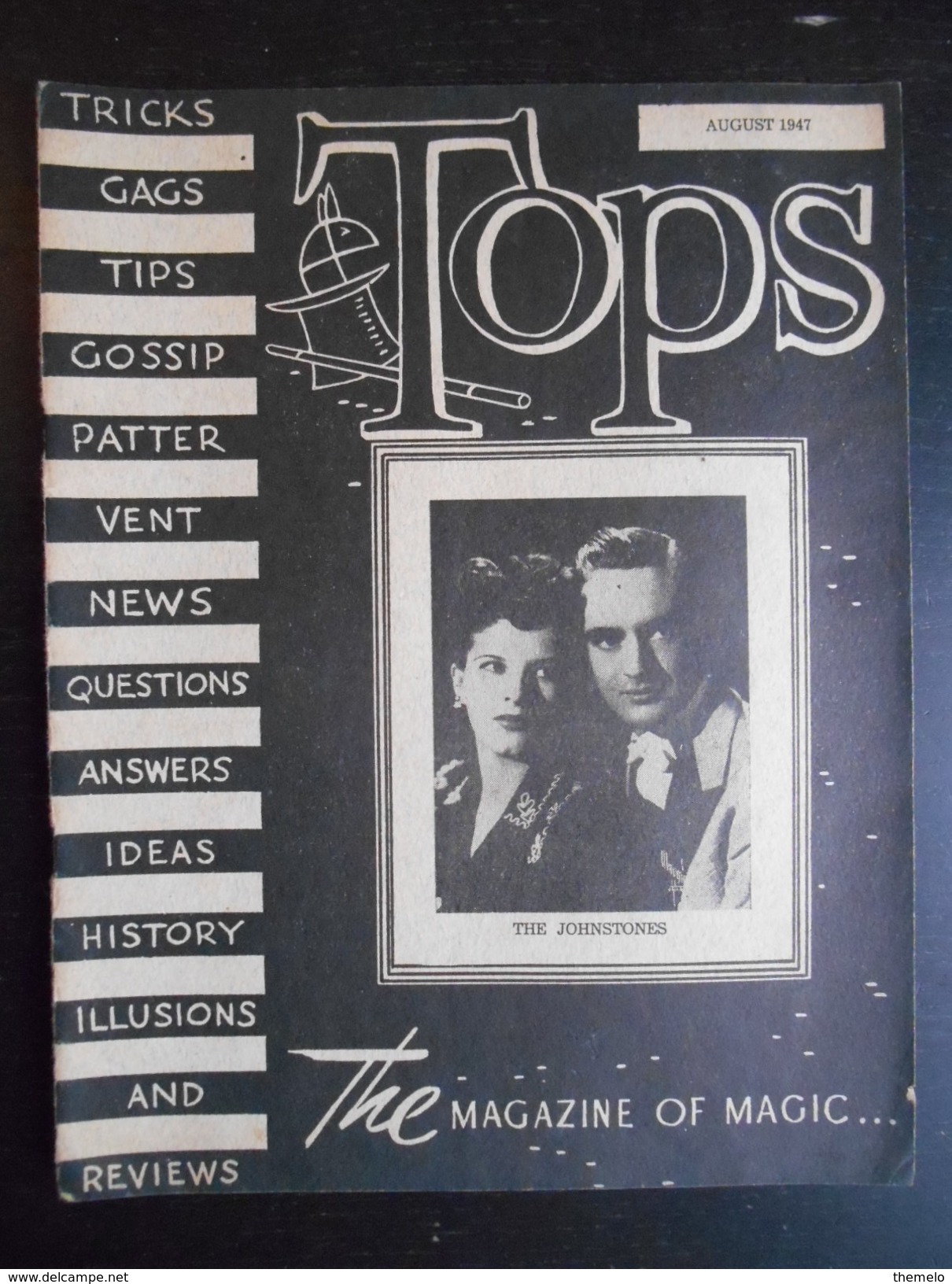 Revue "Tops The Magazine Of Magic August 1947" - Divertimento