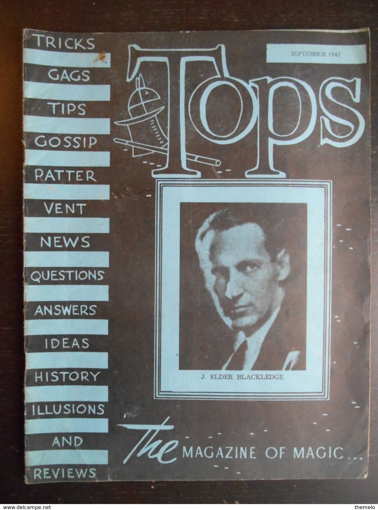 Revue "Tops The Magazine Of Magic September 1947" - Divertimento