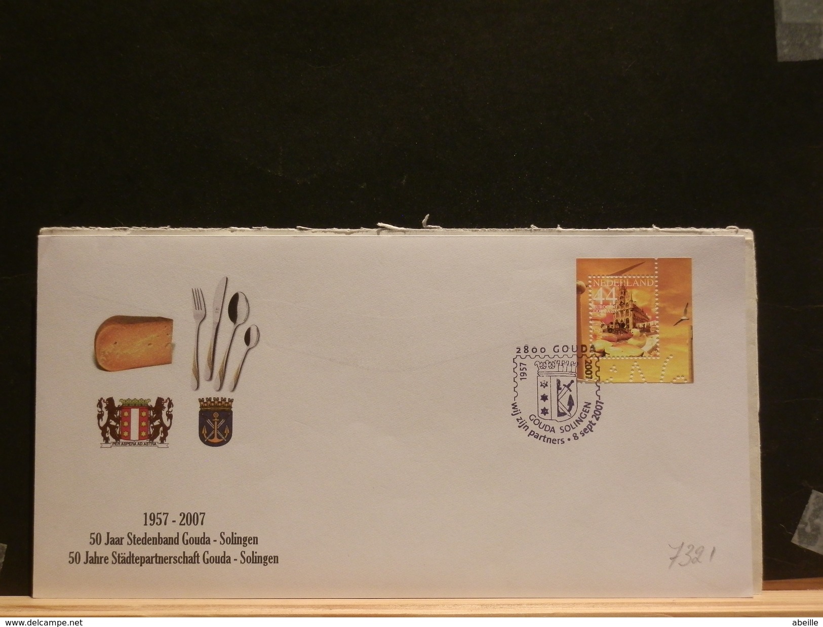 A7321  LETTRE  NEDERLAND  FROMAGE - Alimentazione