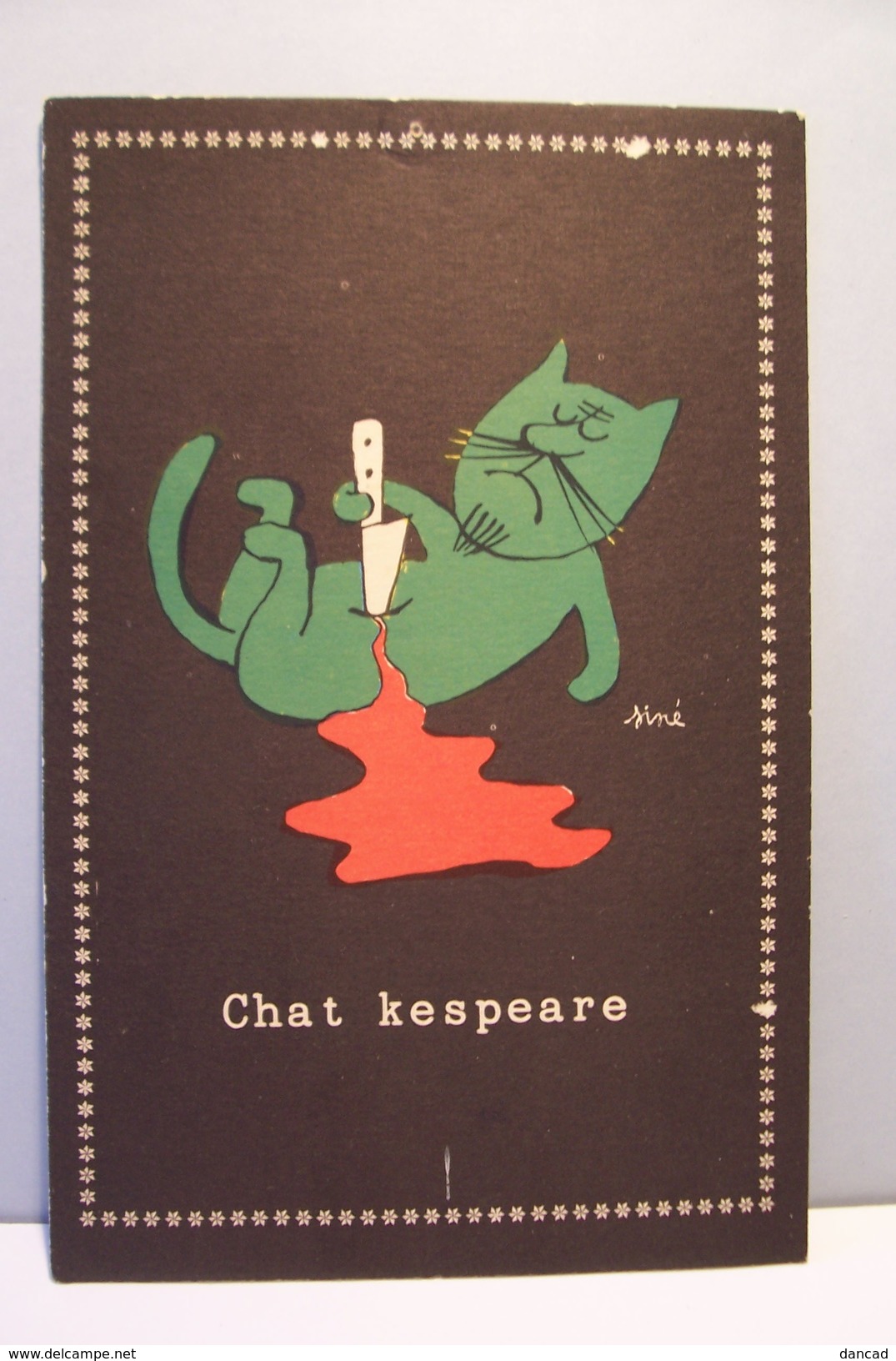 CHAT   KESPEARE     --- SINE  Illustrateur - Sine