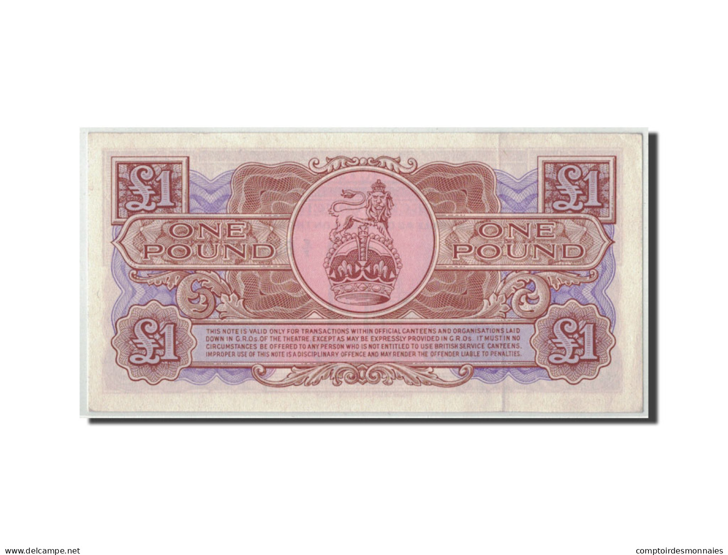 Billet, Grande-Bretagne, 1 Pound, Undated (1956), KM:M29, SPL - British Armed Forces & Special Vouchers