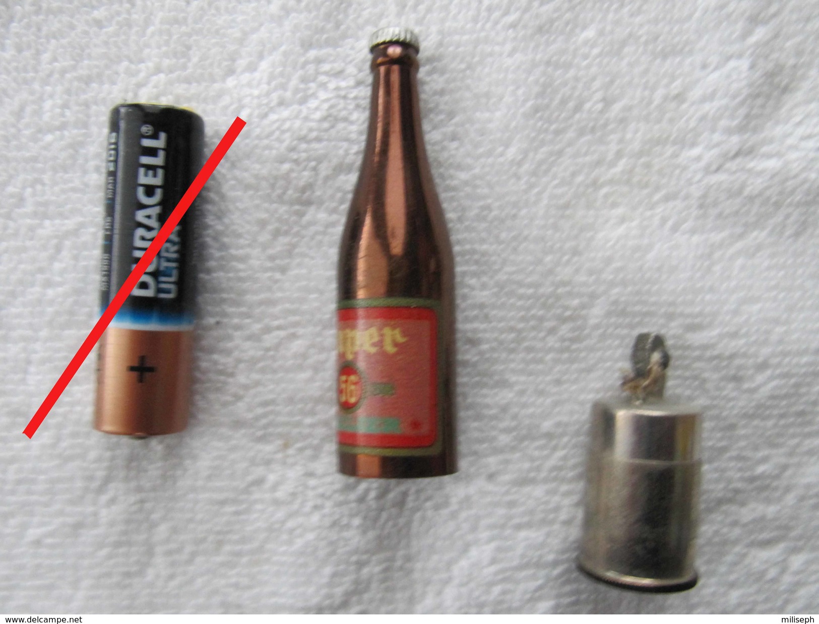 Mini BRIQUET - Publicité Bière CAULIER Bruxelles -  Bière Super 56 -    (4307) - Andere & Zonder Classificatie