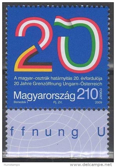 Hungary 2009. Border Open - Nice Stamp Joint Issue With Austria And Germany MNH (**) Michel: 5383 - Neufs