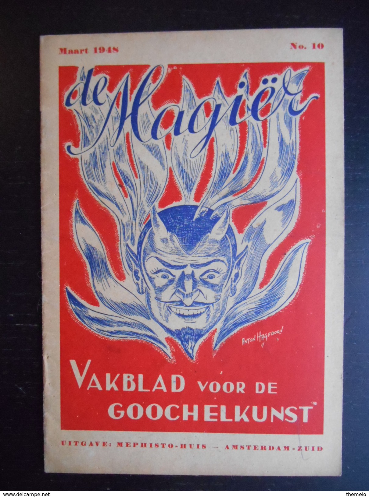 Revue "De Magiër Vakblad Voor De Goochelkusnt N°10 Mars 1948" - Autres & Non Classés