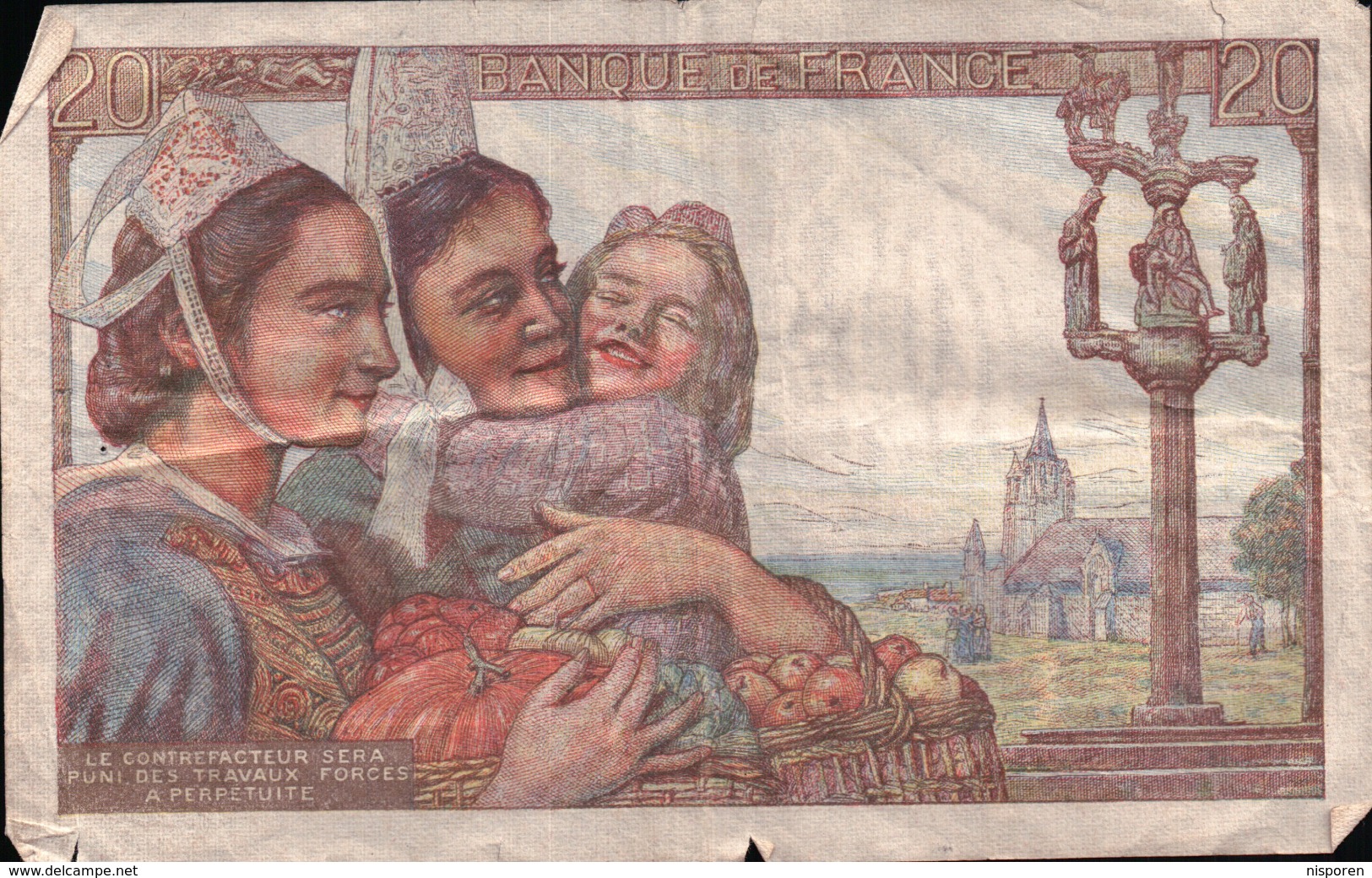 20 Francs "Pêcheur" - 20 F 1942-1950 ''Pêcheur''
