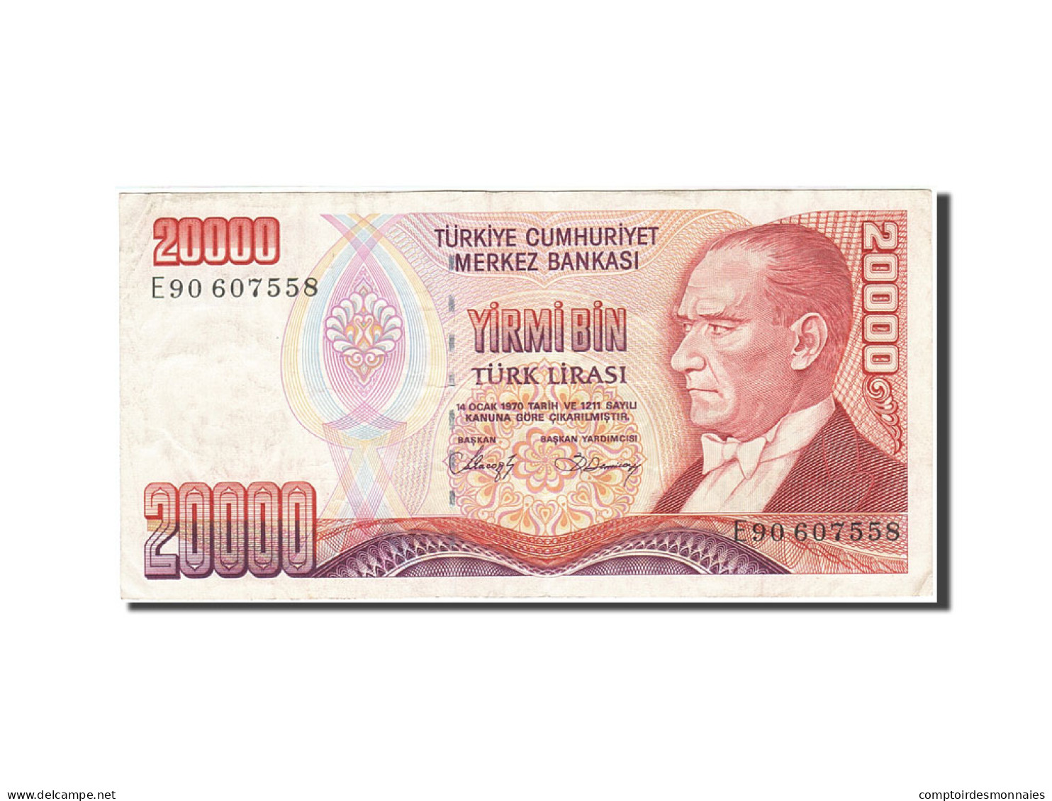 Billet, Turquie, 20,000 Lira, 1984-1997, 1995, KM:202, TTB - Turquie