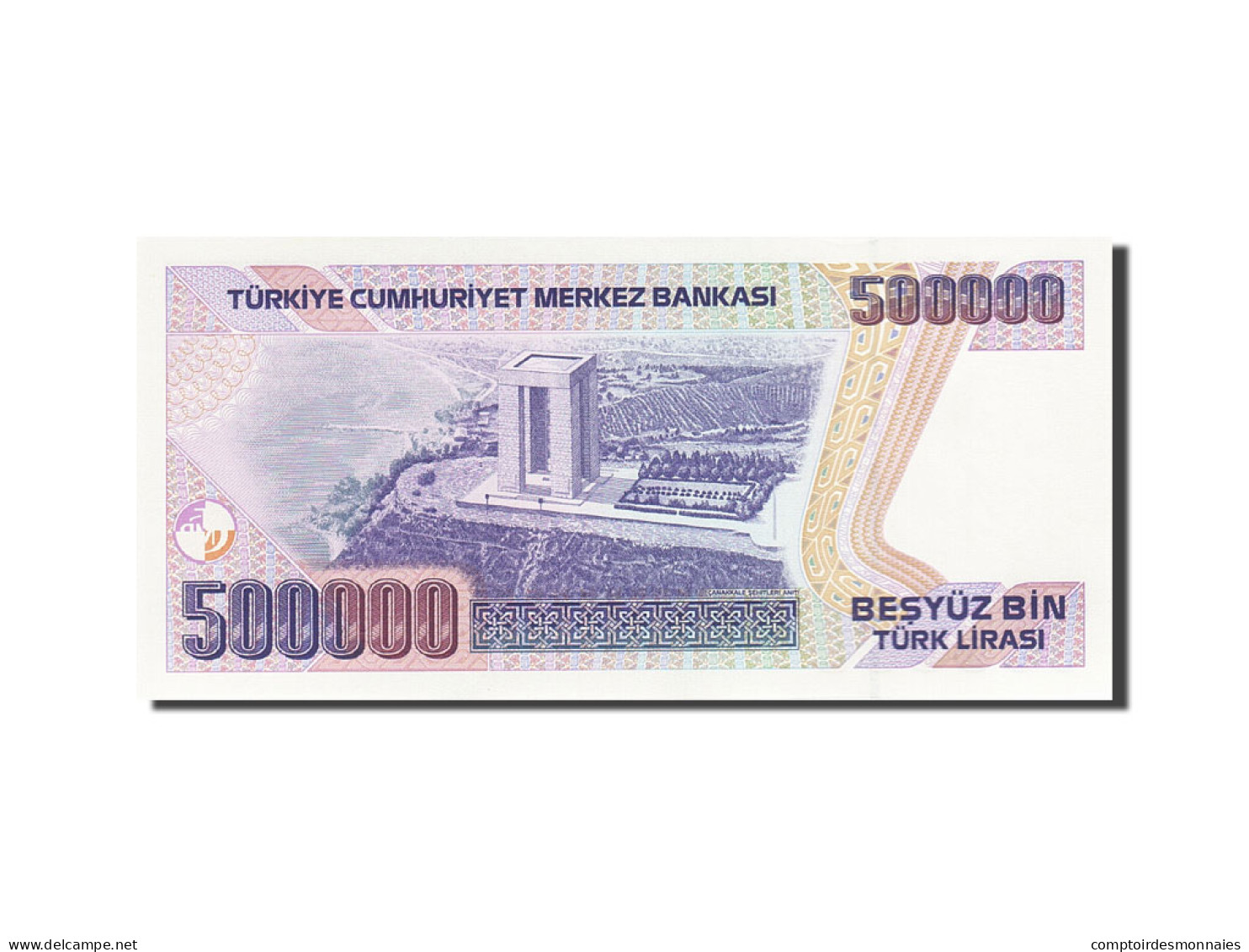 Billet, Turquie, 500,000 Lira, 1984-1997, 1993, KM:208, NEUF - Turquie