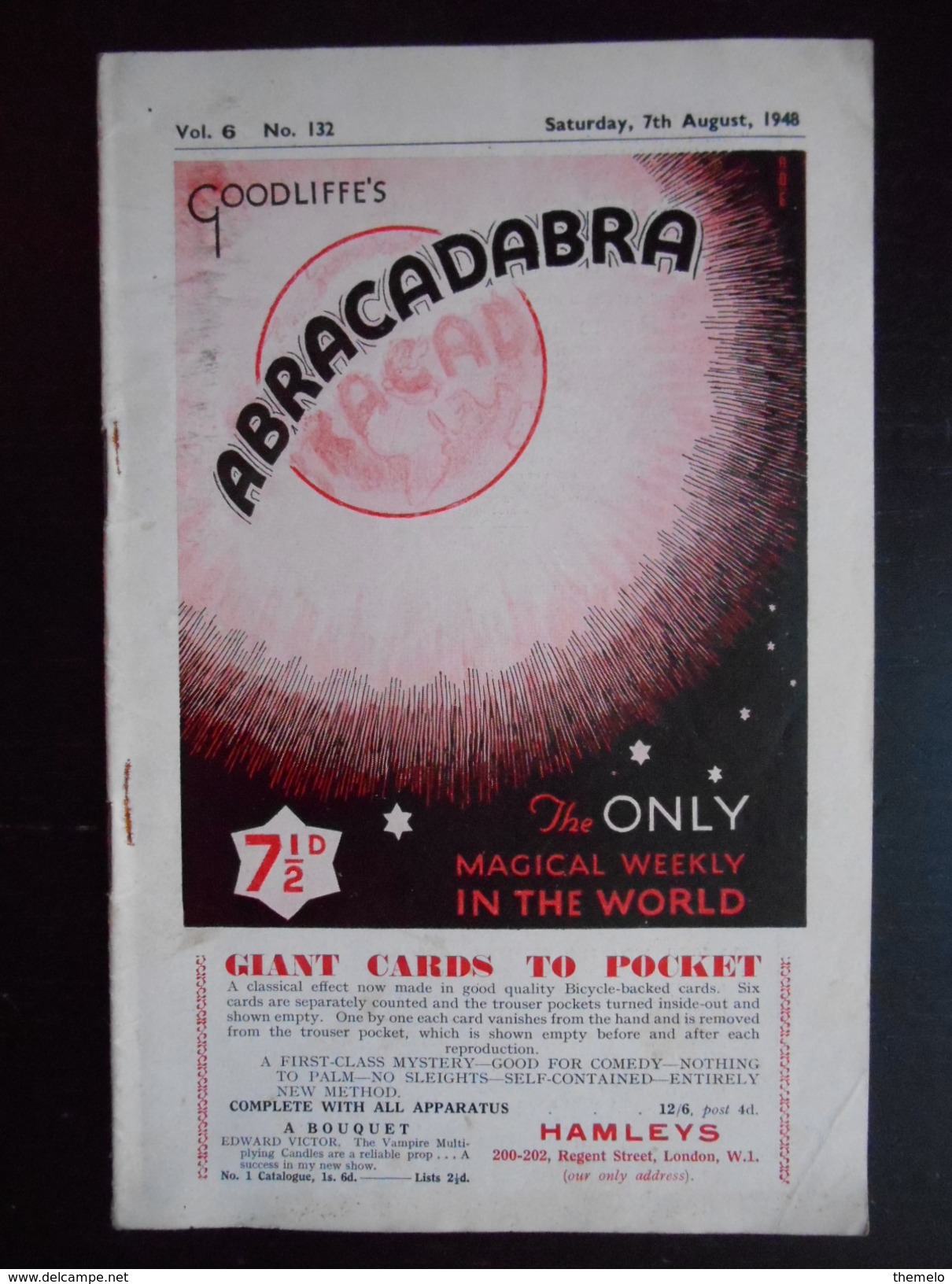 Revue "Goodliffe's Abracadabra Vol. 6 N°132 7th August 1948" - Divertimento