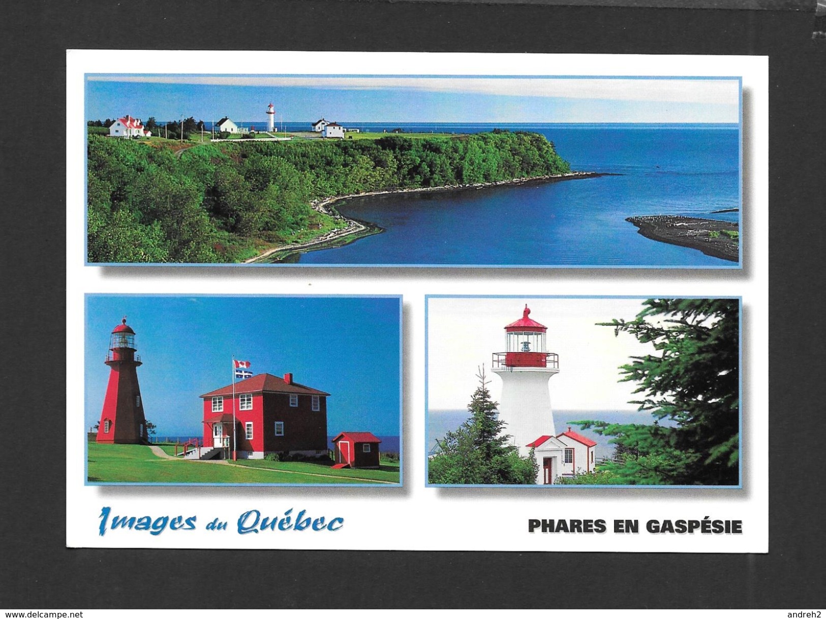 GASPÉSIE QUÉBEC - PHARES EN GASPÉSIE - LIGHTHOUSES  RIVIÈRE MADELEINE  LA MARTRE  PARC DE FORILLON - 17x12 Cm - 6¾x4¾ Po - Other & Unclassified