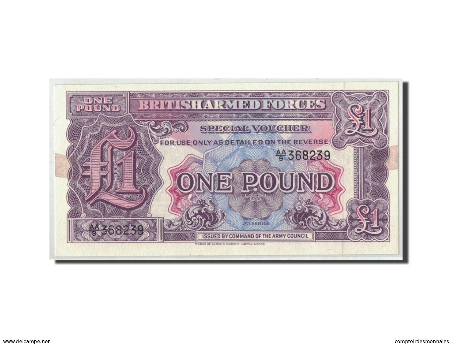 Billet, Grande-Bretagne, 1 Pound, Undated (1948), KM:M22a, SPL - Forze Armate Britanniche & Docuementi Speciali